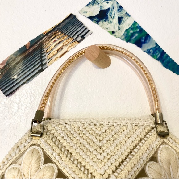 Vintage 1970’s Macrame Handbag - Picture 5 of 16